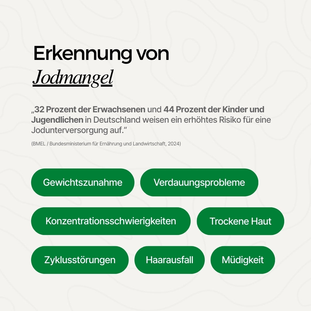 Jodmangel erkennen